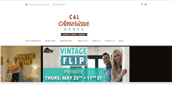 Desktop Screenshot of calamericanhomes.com